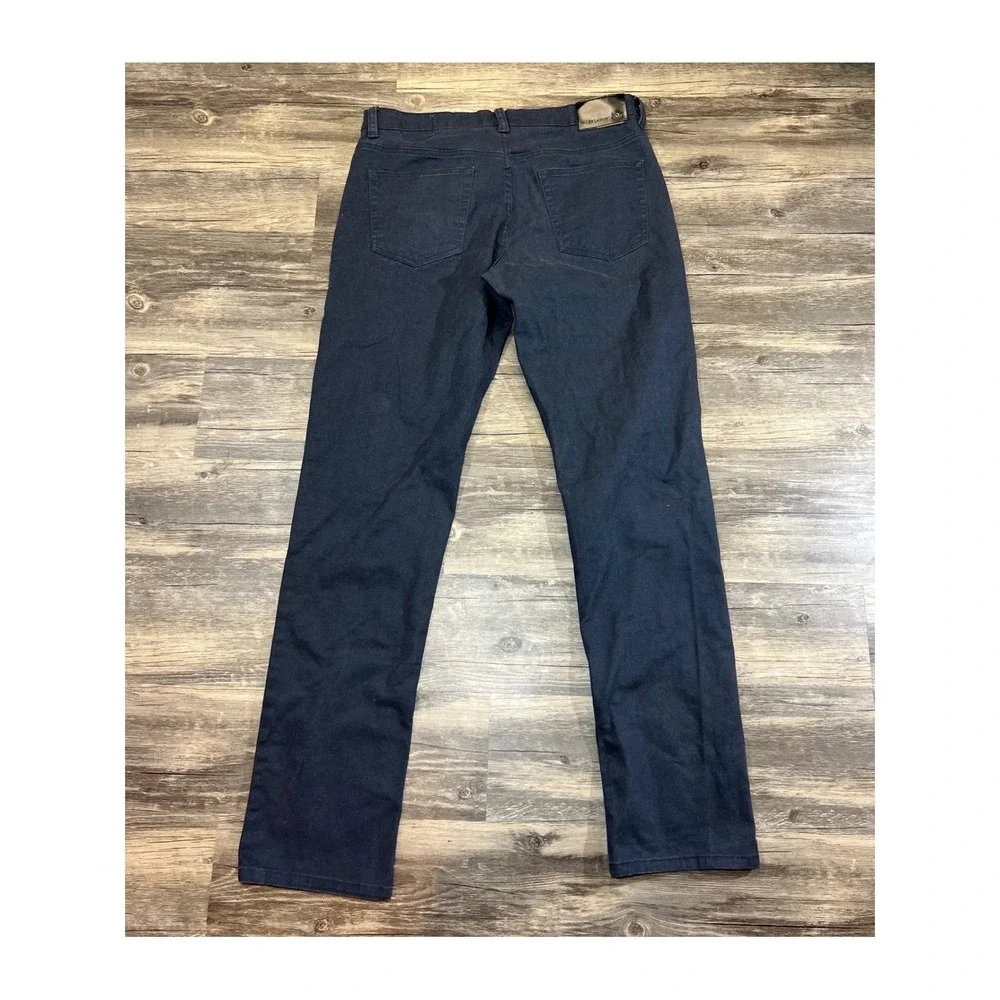 English Laundry Men's Dark Navy Twill Pants 32x34 Casual Trousers‎ Relaxed Fit